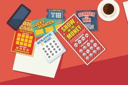 Illustration of scratch offs