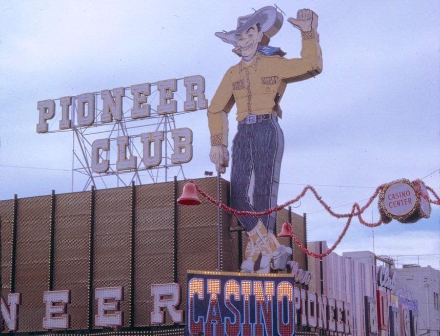 Vegas Vic, shown in 1964,